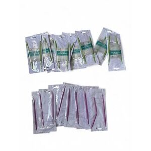 Circular Knitting Needles Lot #8 5mm Aluminum Craft Supply 31" Bundle DIY NWT OS